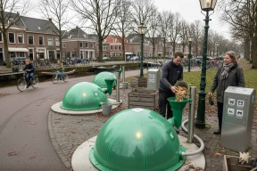 Нидерландские фонари, свет которым обеспечил старательный золотистый ретривер